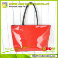 bright red shoulder bag 2013 shinny colorful promotional handbag